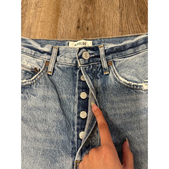 Agolde Women’s 90's Mid Rise Loose Jean Size 24 - Picture 6 of 10